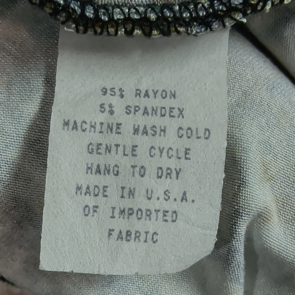 Salaam Midi Dress Green Blue Short Sleeve Midi Size Medium - Picture 8 of 10